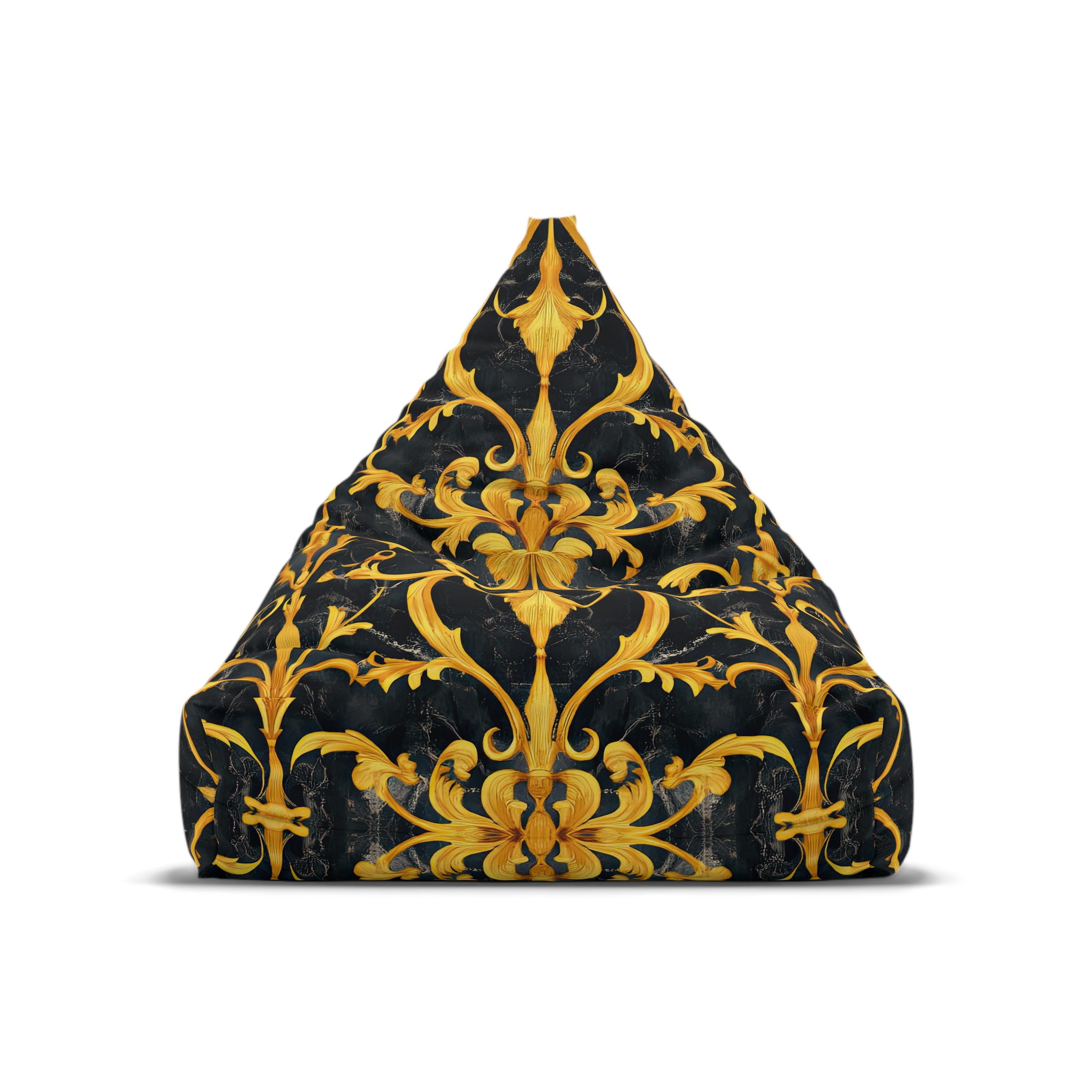 Elegant Baroque Bean Bag Chair Cover for Stylish Living Spaces - Image 2