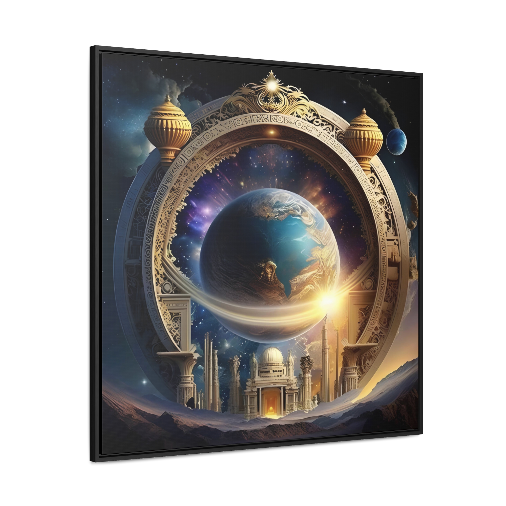 One Eternal Round Gallery Canvas Wraps, Square Frame House of Trippers - Image 2