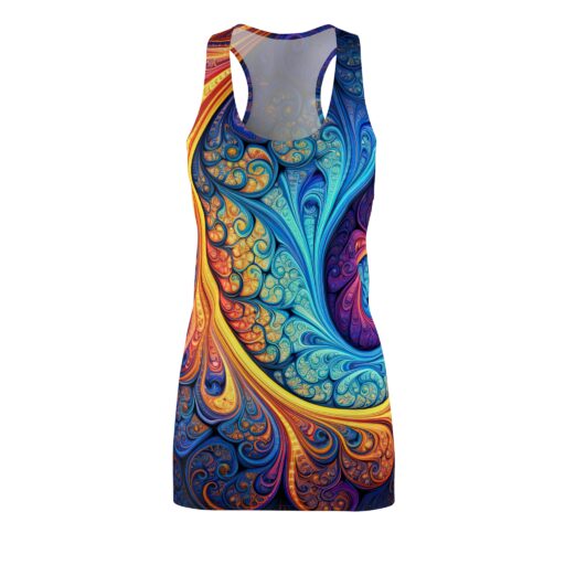 Swirling Women's Cut & Sew Racerback Dress