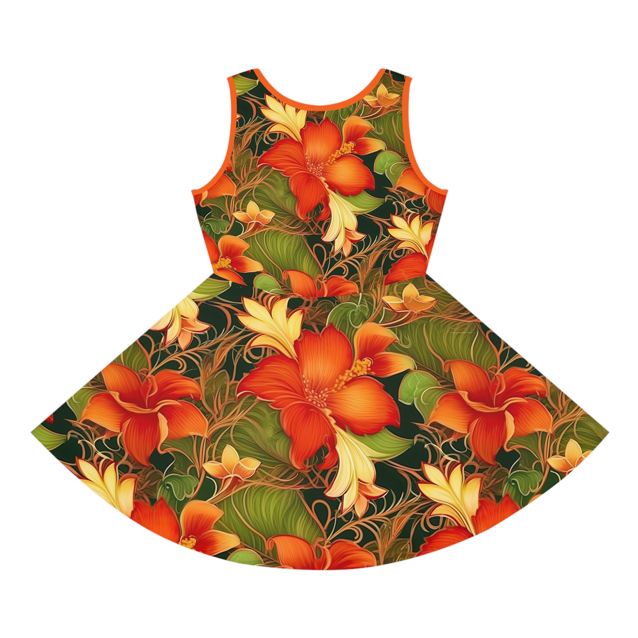 Hawaiian Girls' Sleeveless Sundress - Image 2