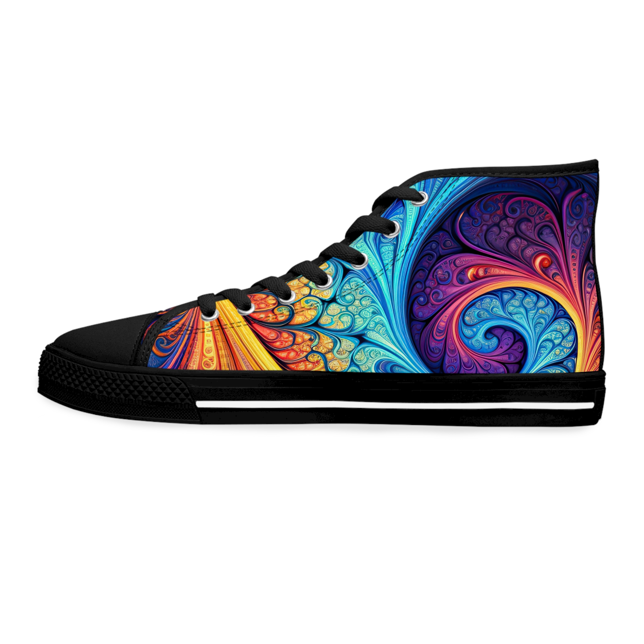 Swirling Women's High Top Sneakers - Image 14
