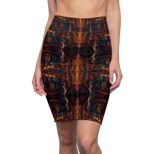 Abstract Art Women's Pencil Skirt - Elegant & Stylish Maxi Skirt for Every Occasion