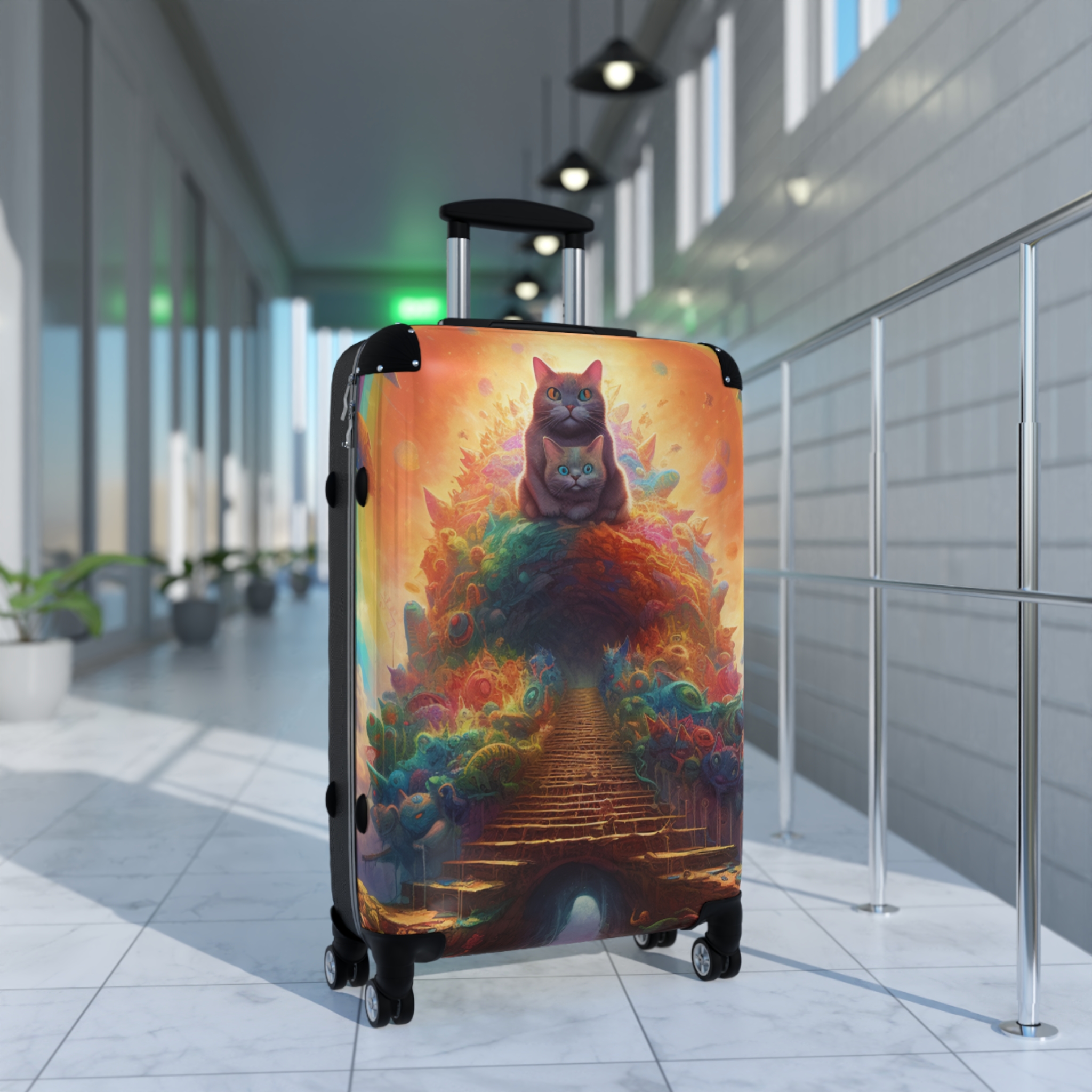 Cute Kitty Kingdom Suitcases ( Hey Cutie) (Never lose your luggage again) - Image 12