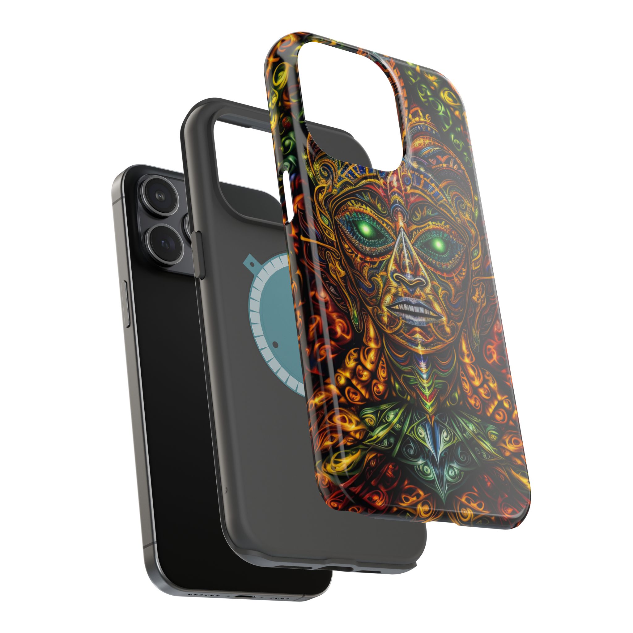 Psychedelic Magnetic Tough Case - Vibrant Smartphone Protection - Image 96