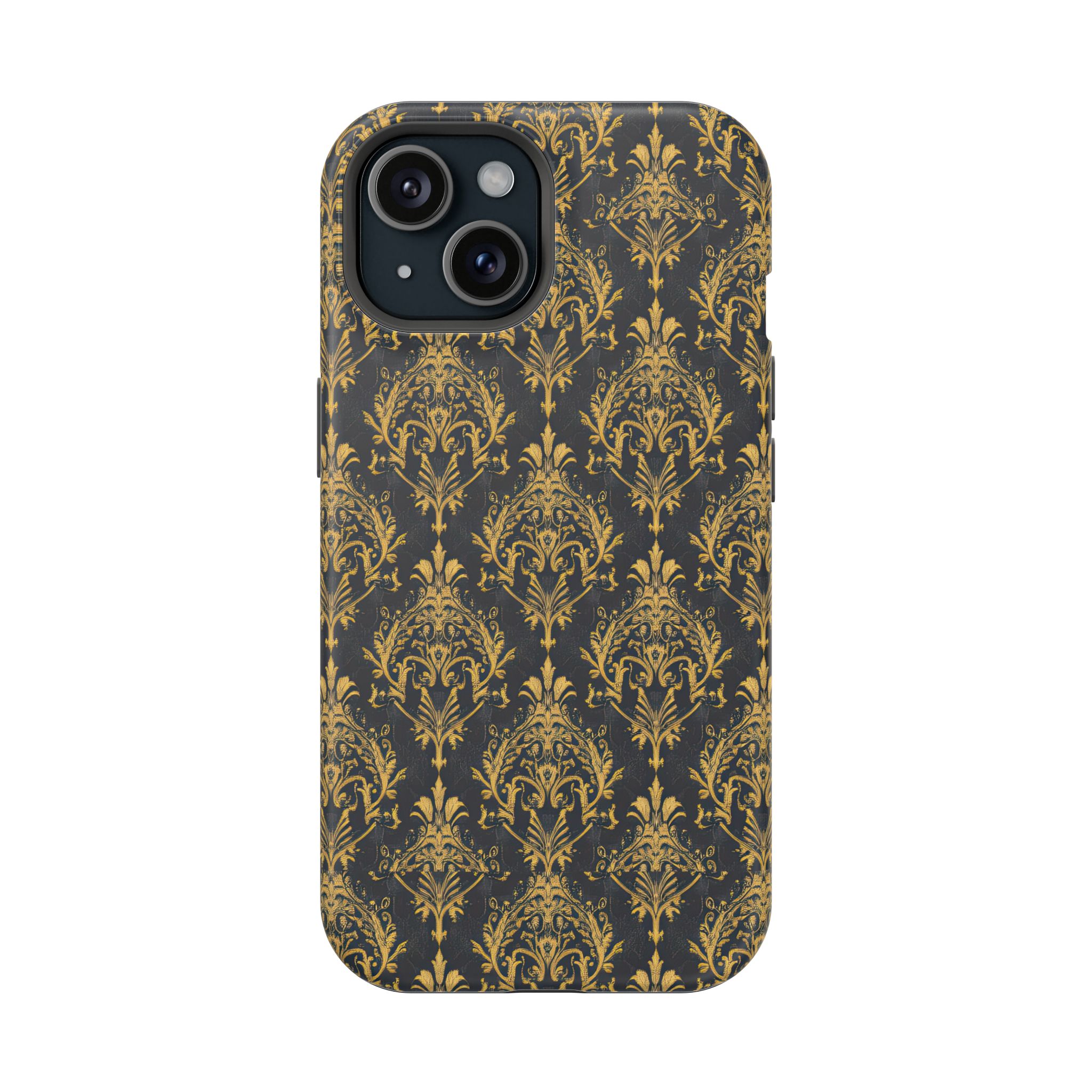 Elegant Gold Floral Magnetic Tough Case - Stylish Protection for Your Phone - Image 73