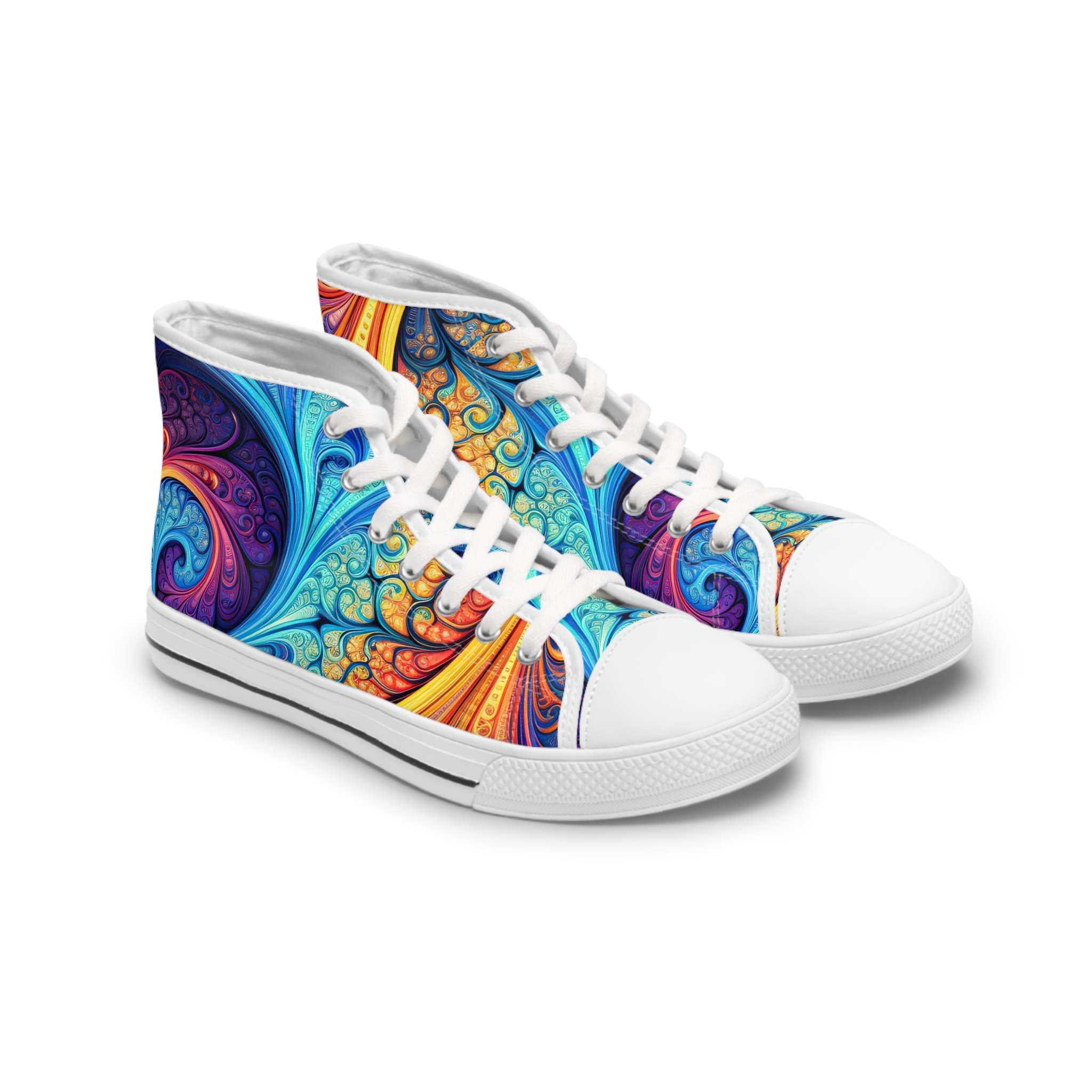 Swirling Women's High Top Sneakers