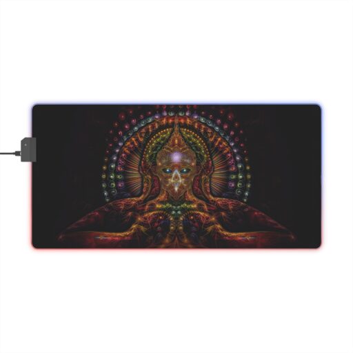 The Manifestation Of The Divine In Me LED Gaming Mouse Pad