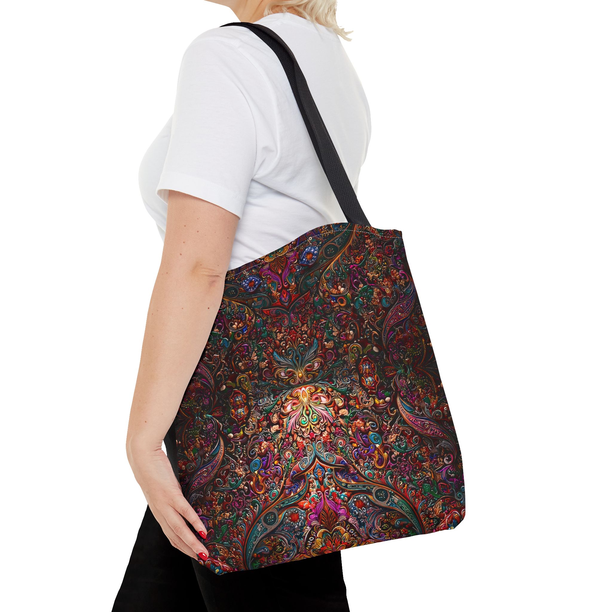 Vibrant Floral Tote Bag - Stylish & Functional for Everyday Use - Image 11