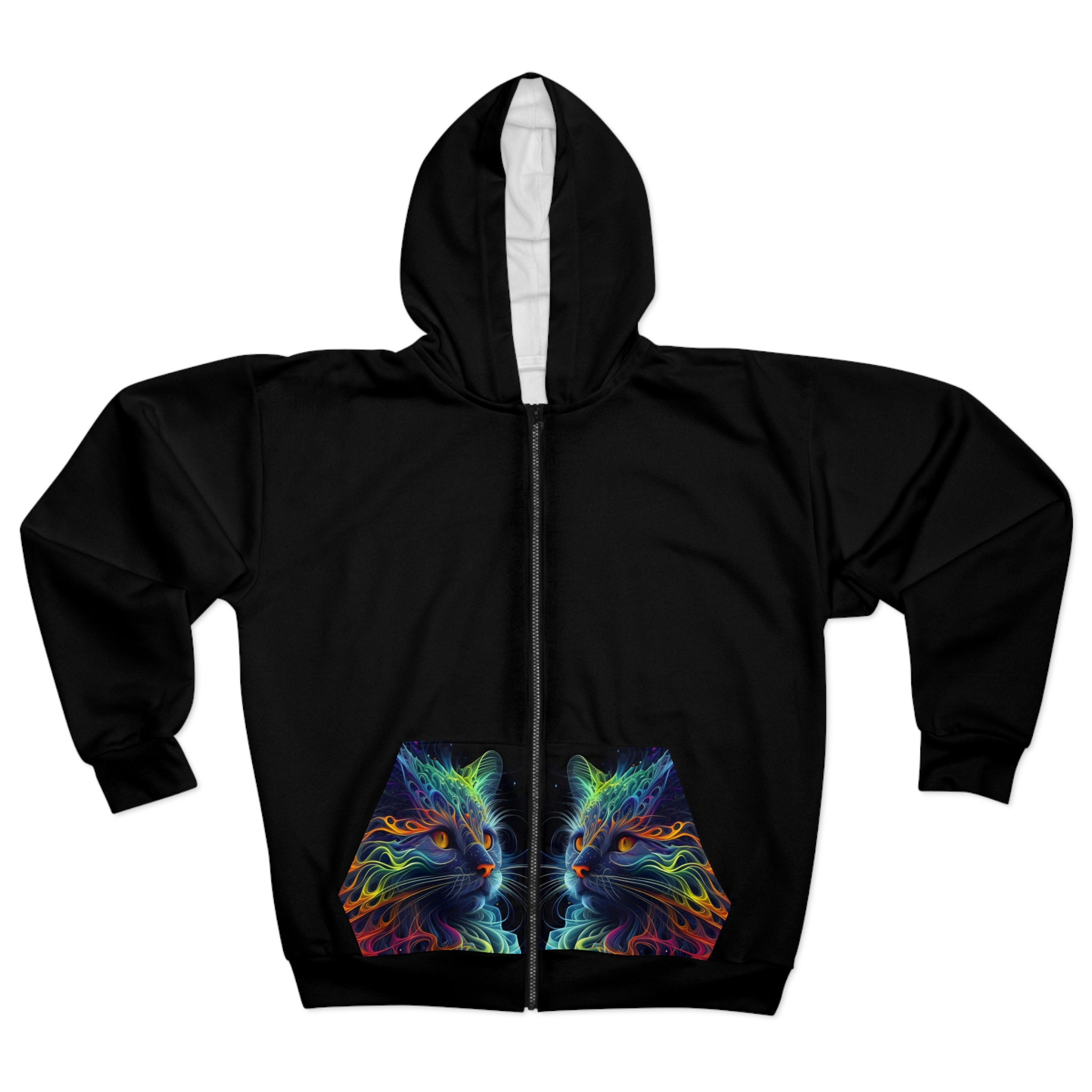 House Of Trippers Pretty Kitty Zip Hoodie