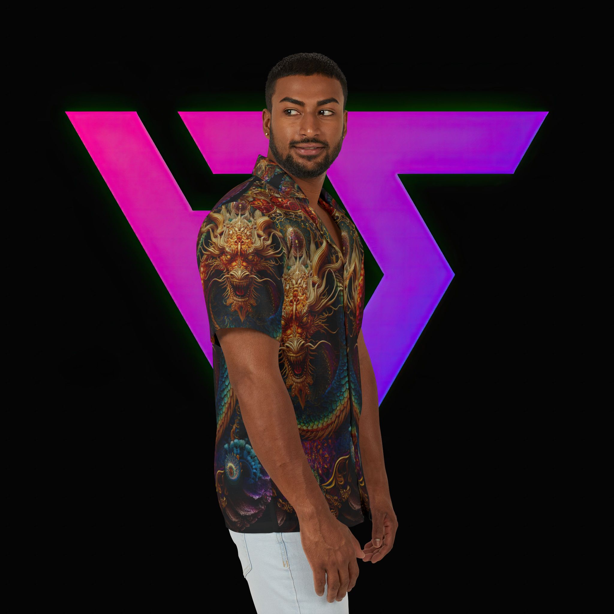 Men's Hawaiian H.M.F. Shirt - Image 6