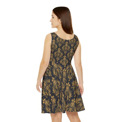 Elegant Floral Women's Skater Dress - Perfect for Casual Outings & Special Occasions
