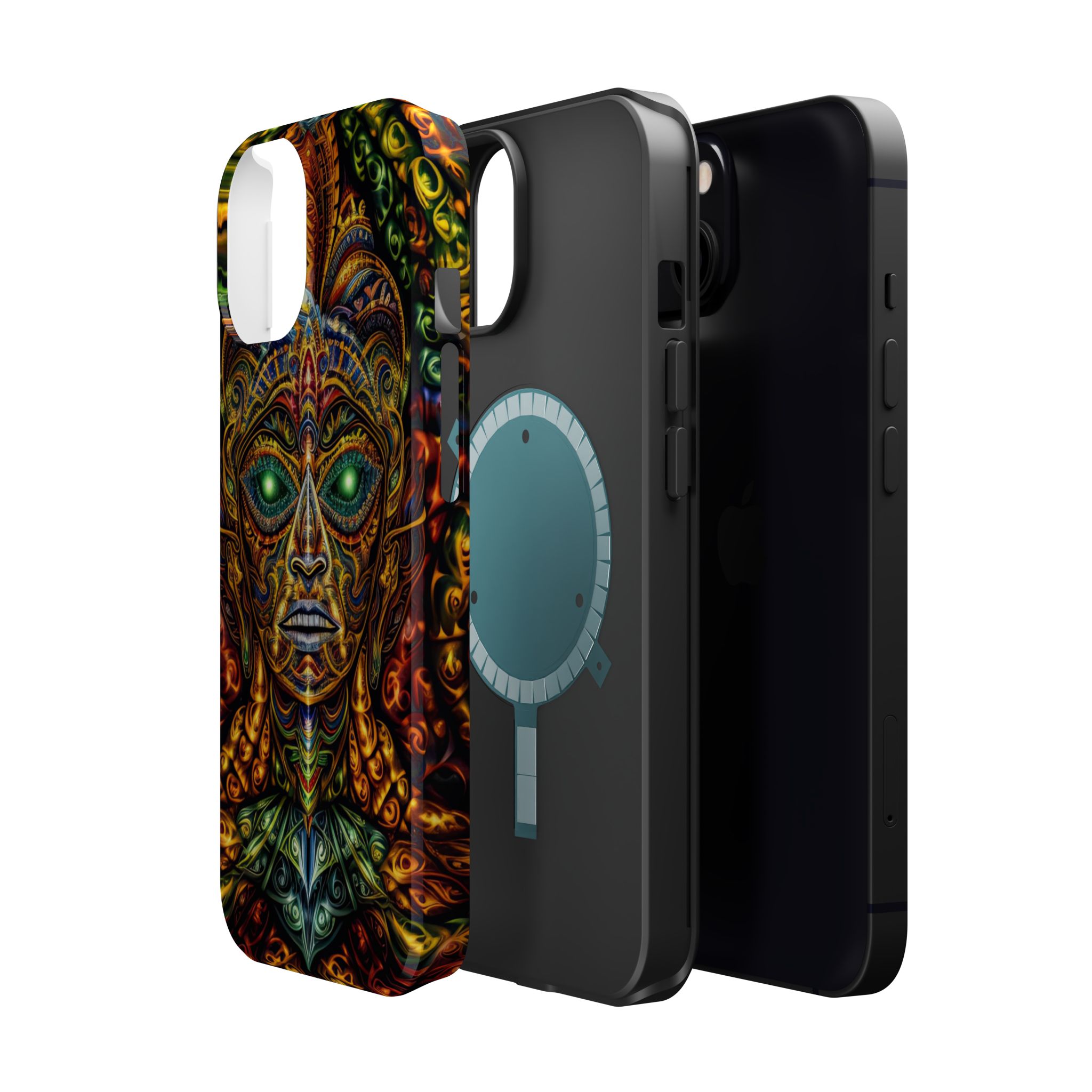Psychedelic Magnetic Tough Case - Vibrant Smartphone Protection - Image 38
