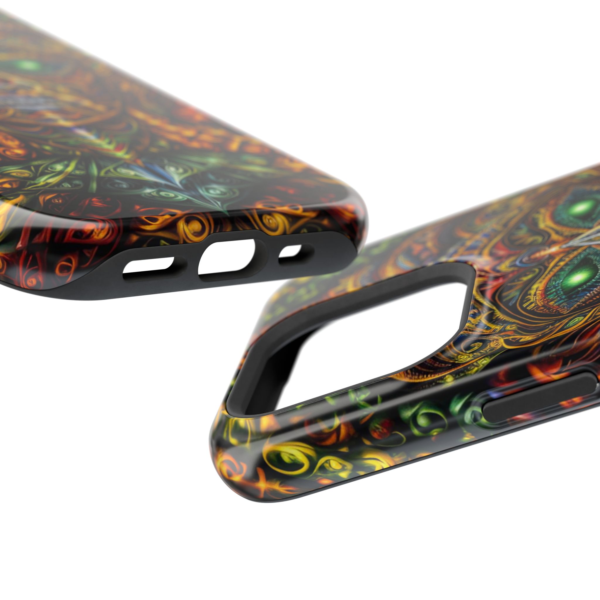 Psychedelic Magnetic Tough Case - Vibrant Smartphone Protection - Image 120