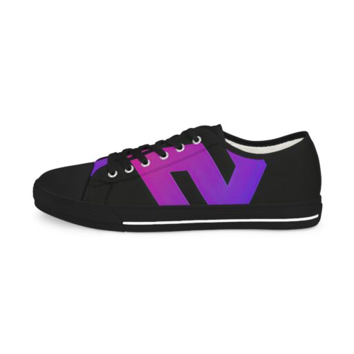 HoT House of Trippers Logo Men's Low Top Sneakers - Stylish Purple & Black Casual Shoes