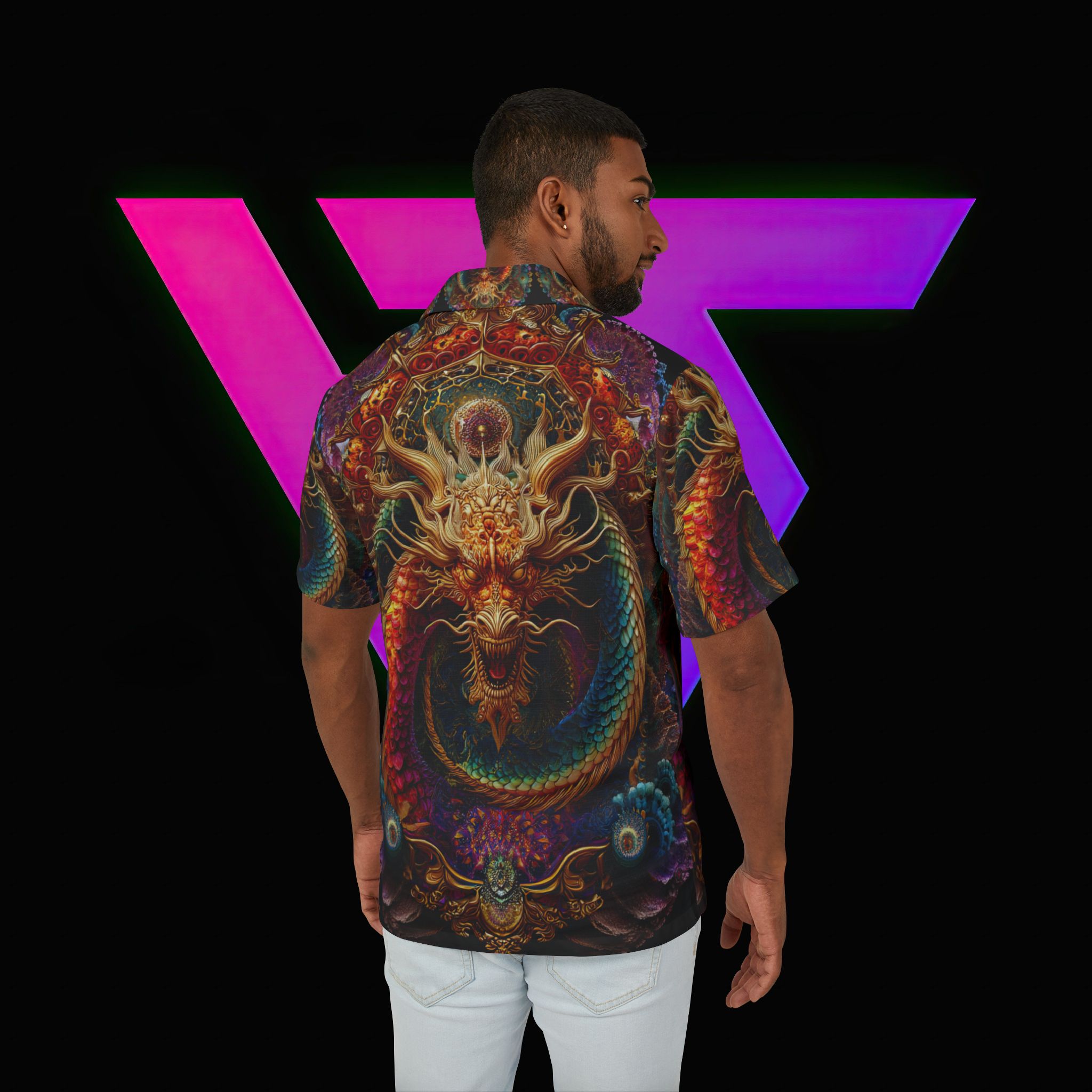 Men's Hawaiian H.M.F. Shirt - Image 4