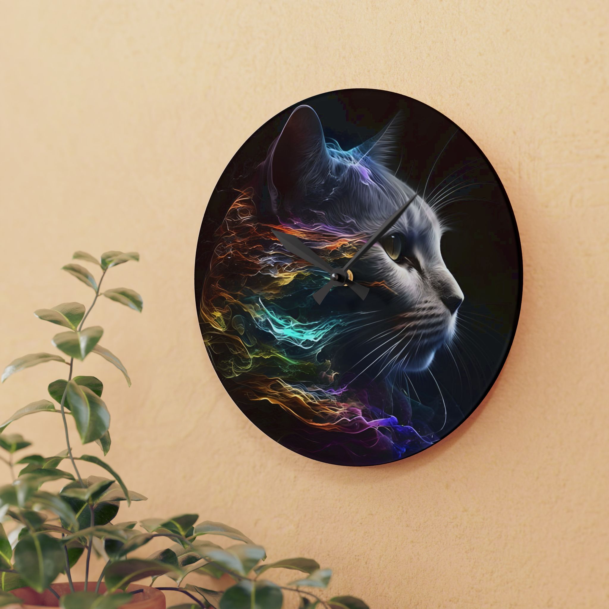Super Model Kitty Acrylic Wall Clock - Image 11