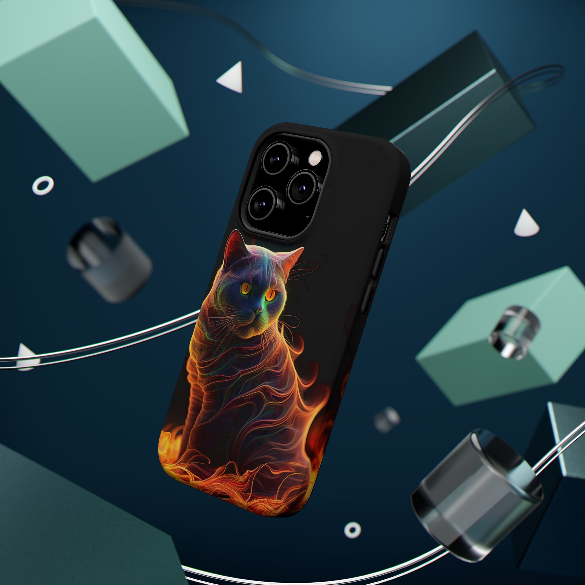 Damien I miss you Baby Vibrant Cat Design Magnetic Tough Cases – Pet Lover’s Phone Accessories - Image 19