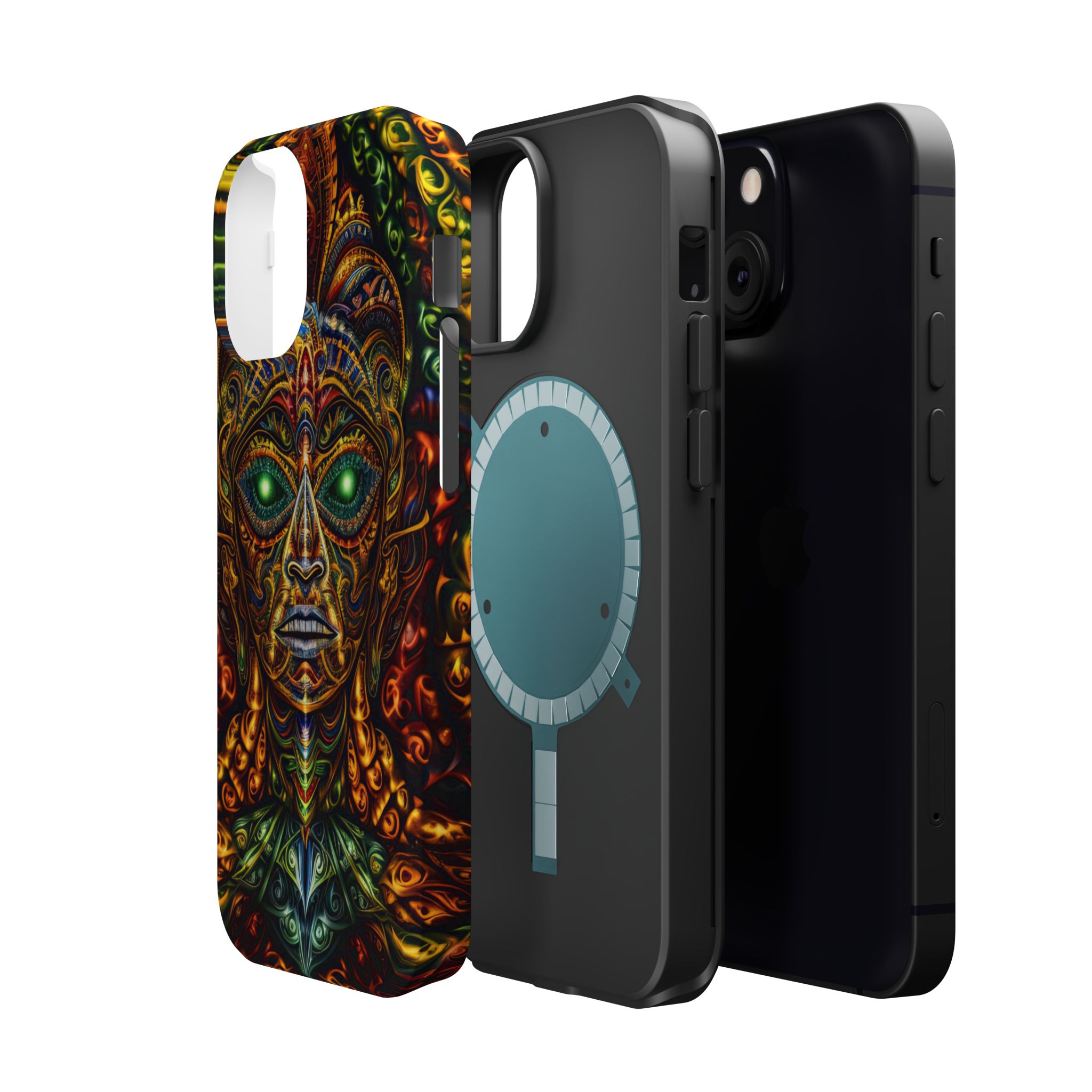 Psychedelic Magnetic Tough Case - Vibrant Smartphone Protection - Image 50