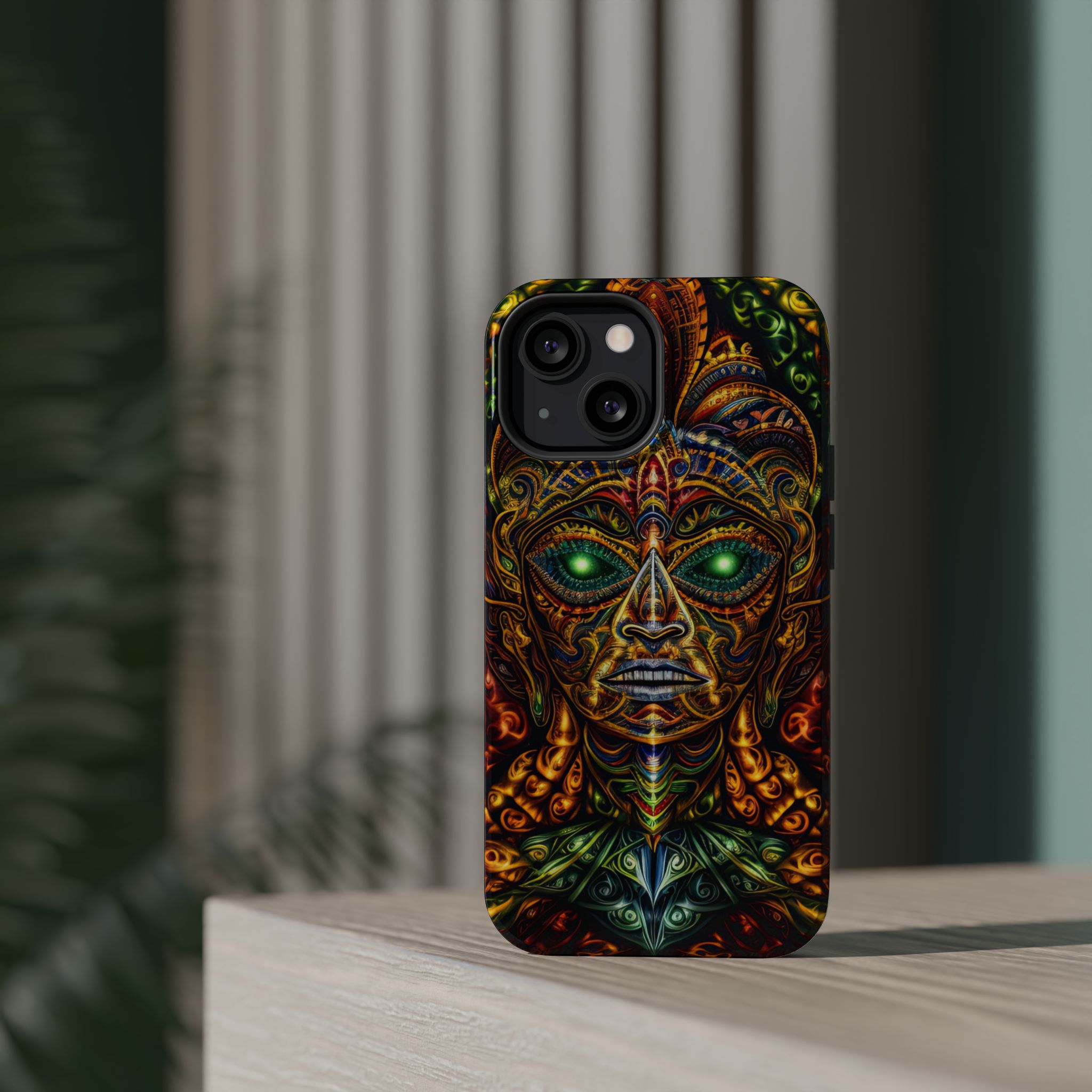 Psychedelic Magnetic Tough Case - Vibrant Smartphone Protection - Image 48
