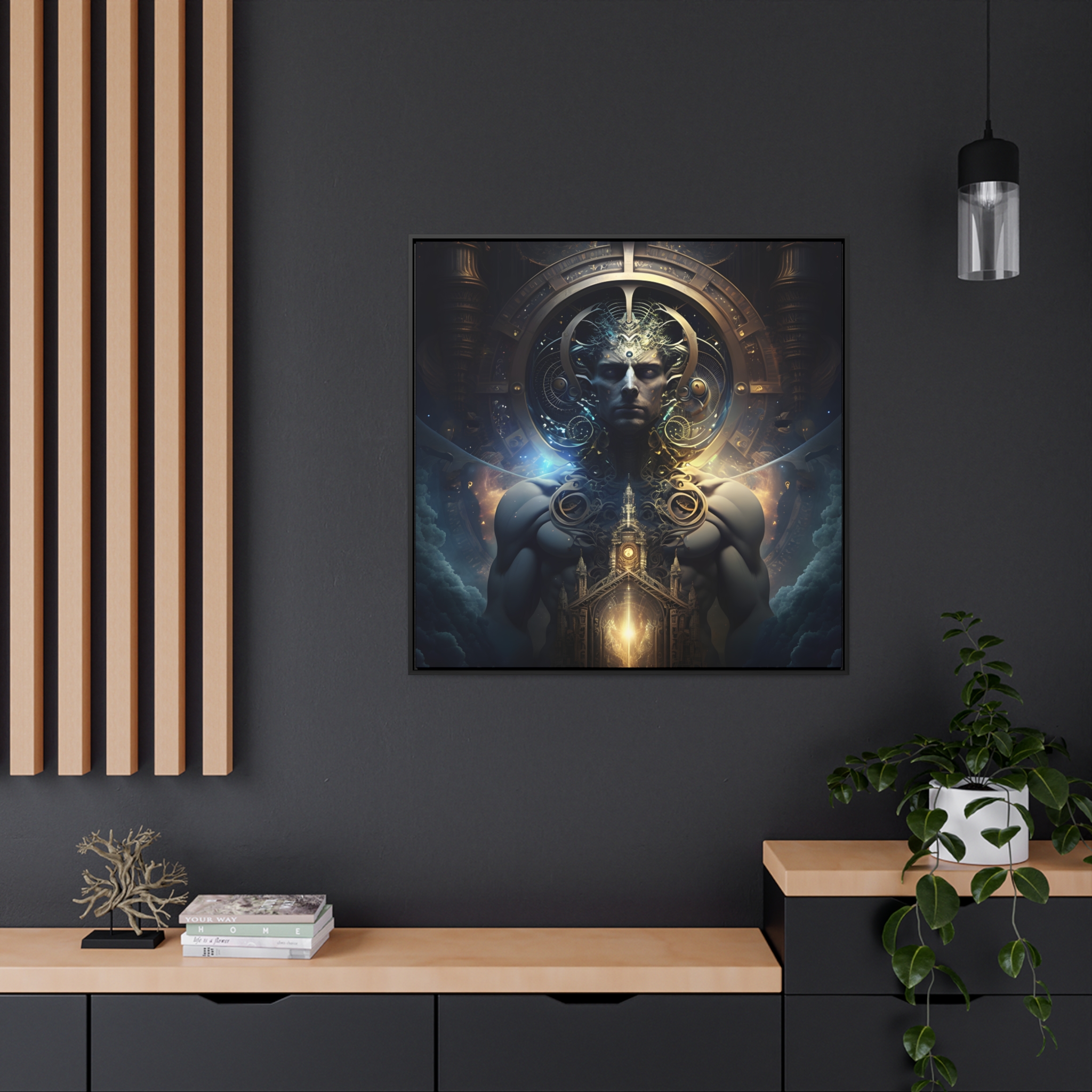 Eternal Trippers Collection Gallery Canvas Wraps, Square Frame (Viction) - Image 15