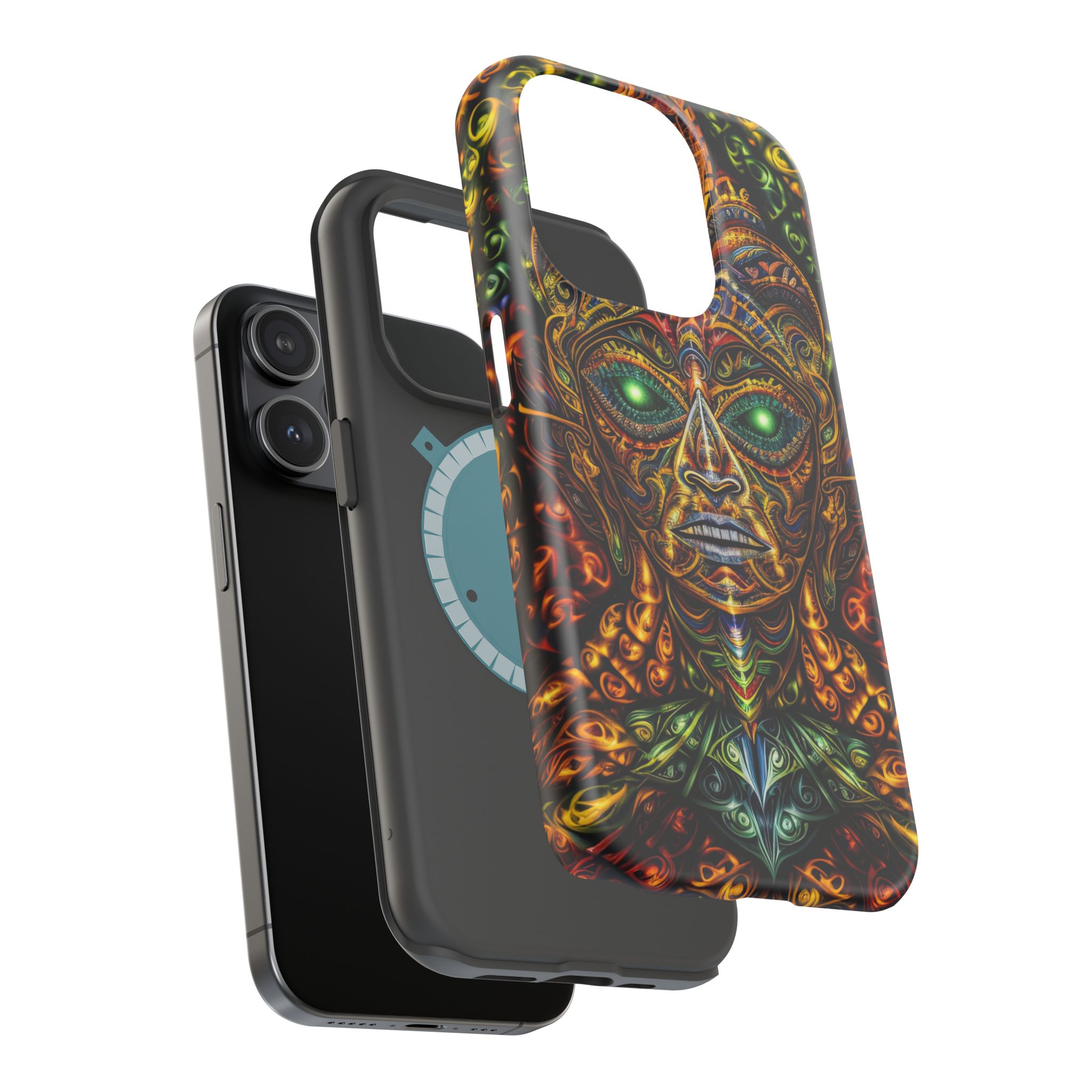 Psychedelic Magnetic Tough Case - Vibrant Smartphone Protection - Image 84
