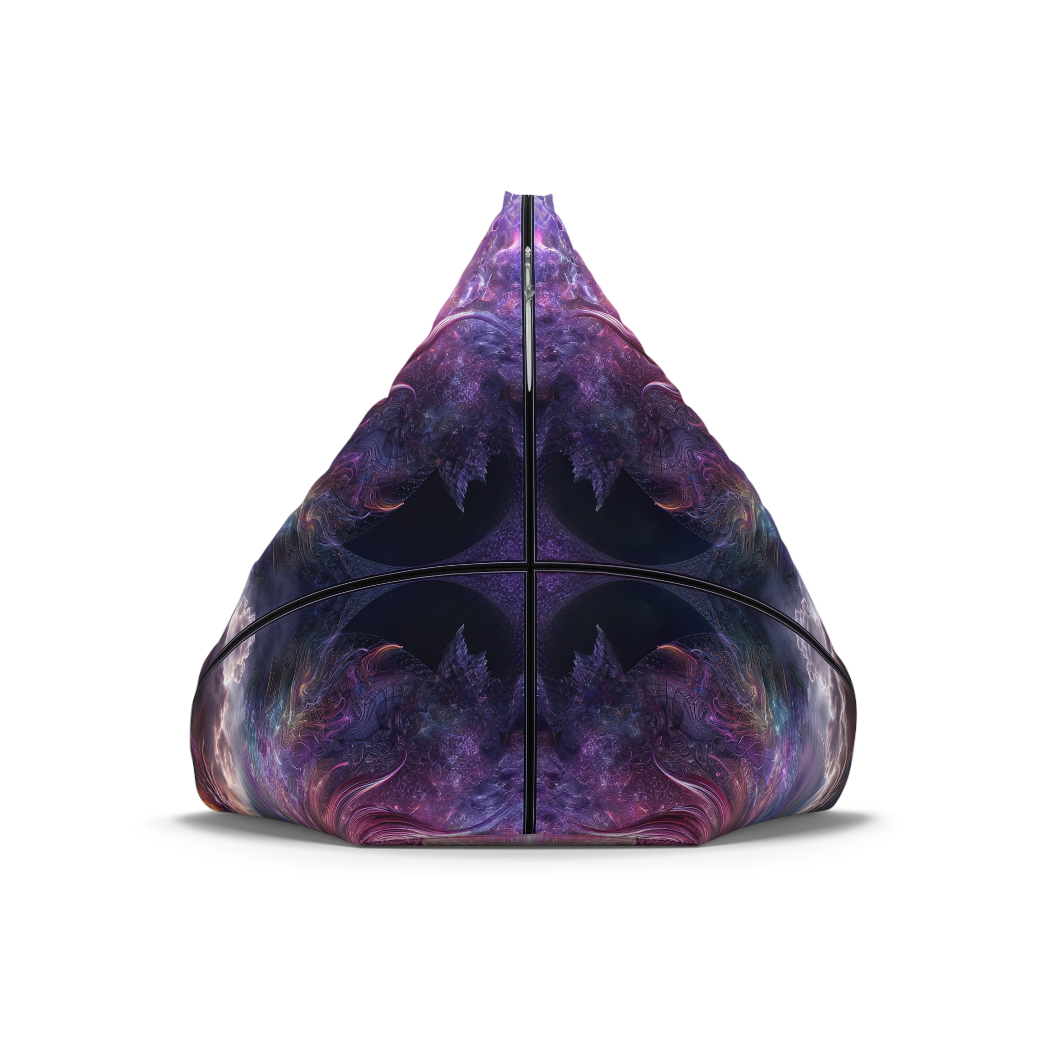 Cosmic Dragon Bean Bag Chair Cover - Galaxy Inspired Art - Image 3