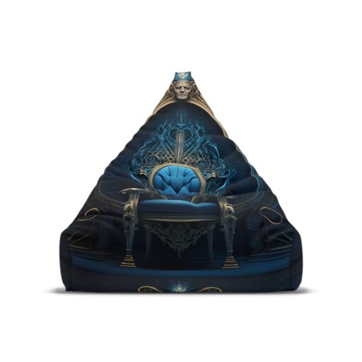 House of Trippers Frozen Flame Throne Bean Bag Chair Cover (Frozen Flames)