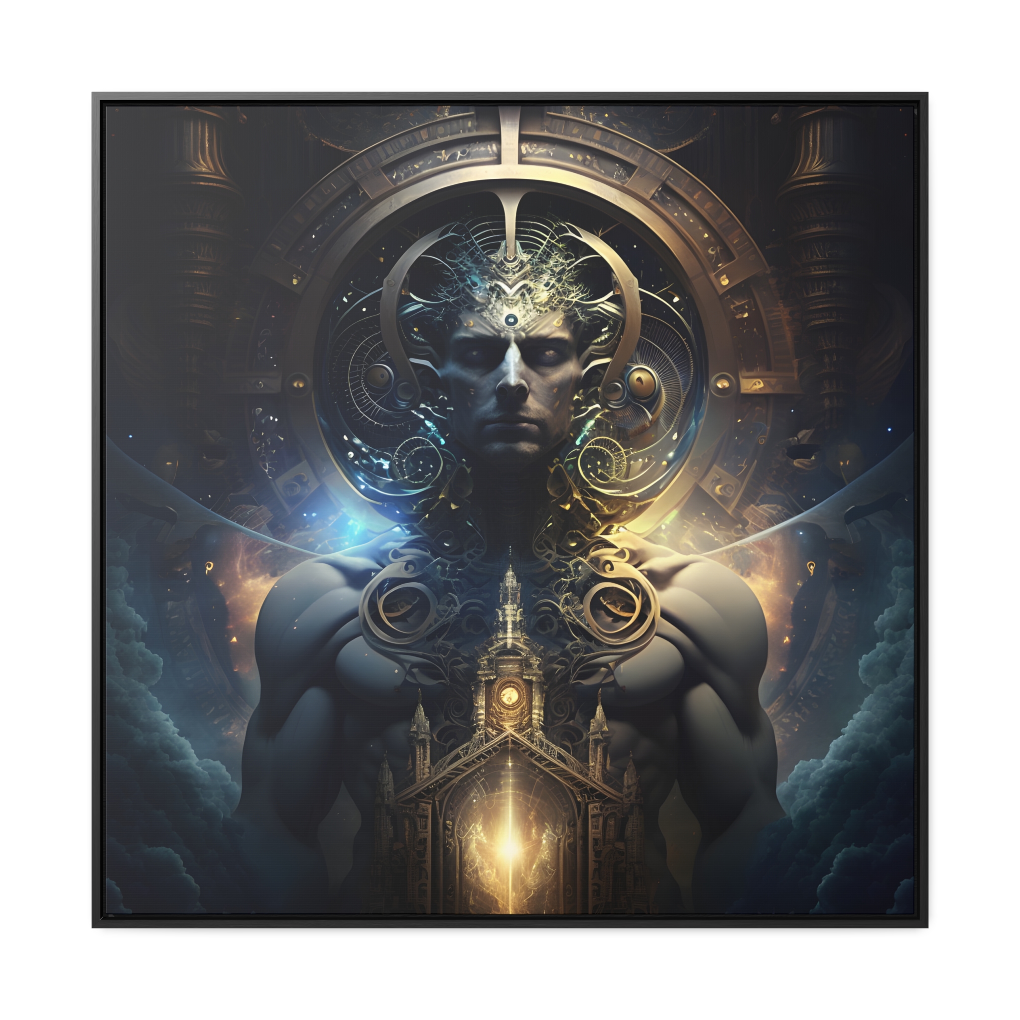 Eternal Trippers Collection Gallery Canvas Wraps, Square Frame (Viction) - Image 11