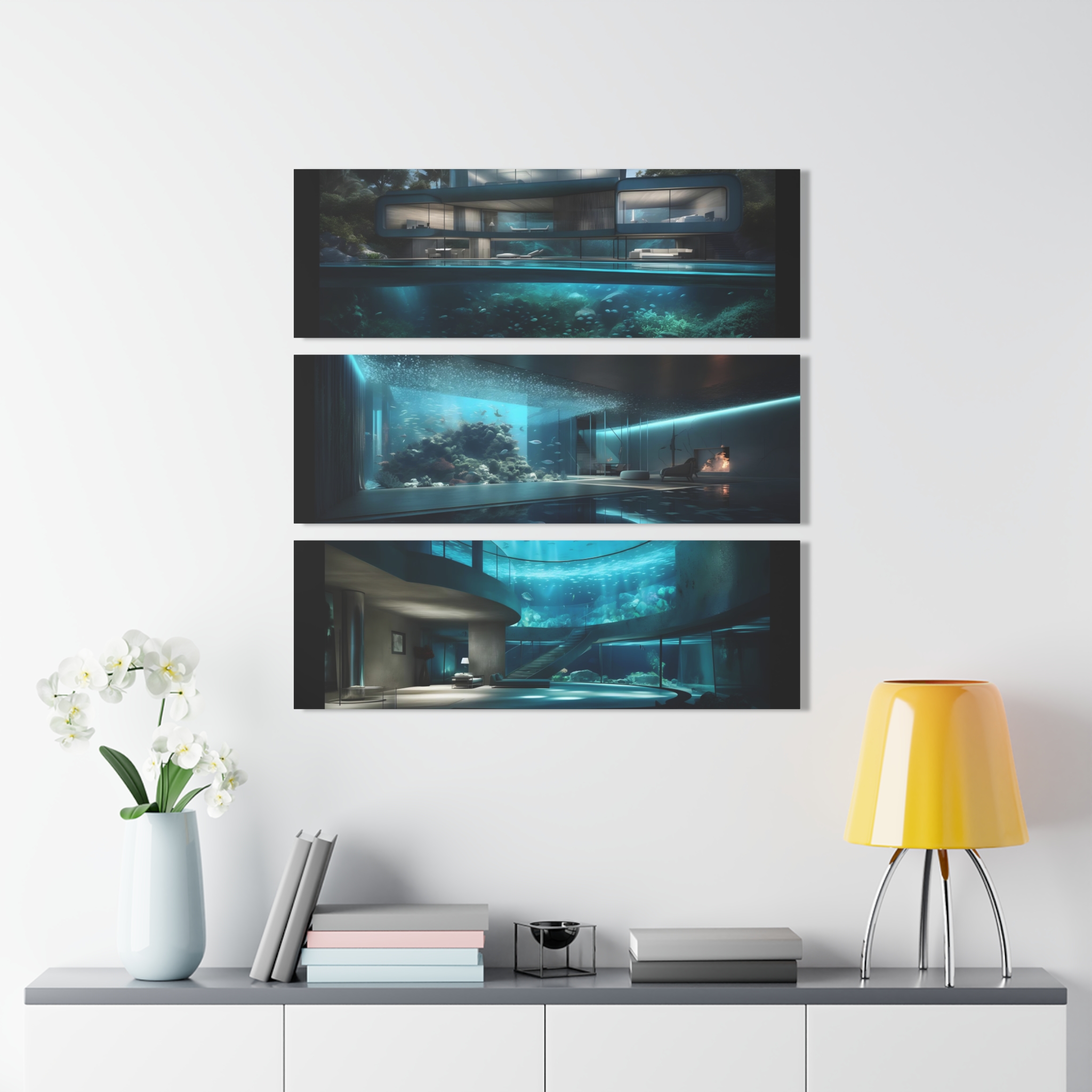 Dream House Acrylic Prints (Triptych) (One day I will build this.) - Image 4