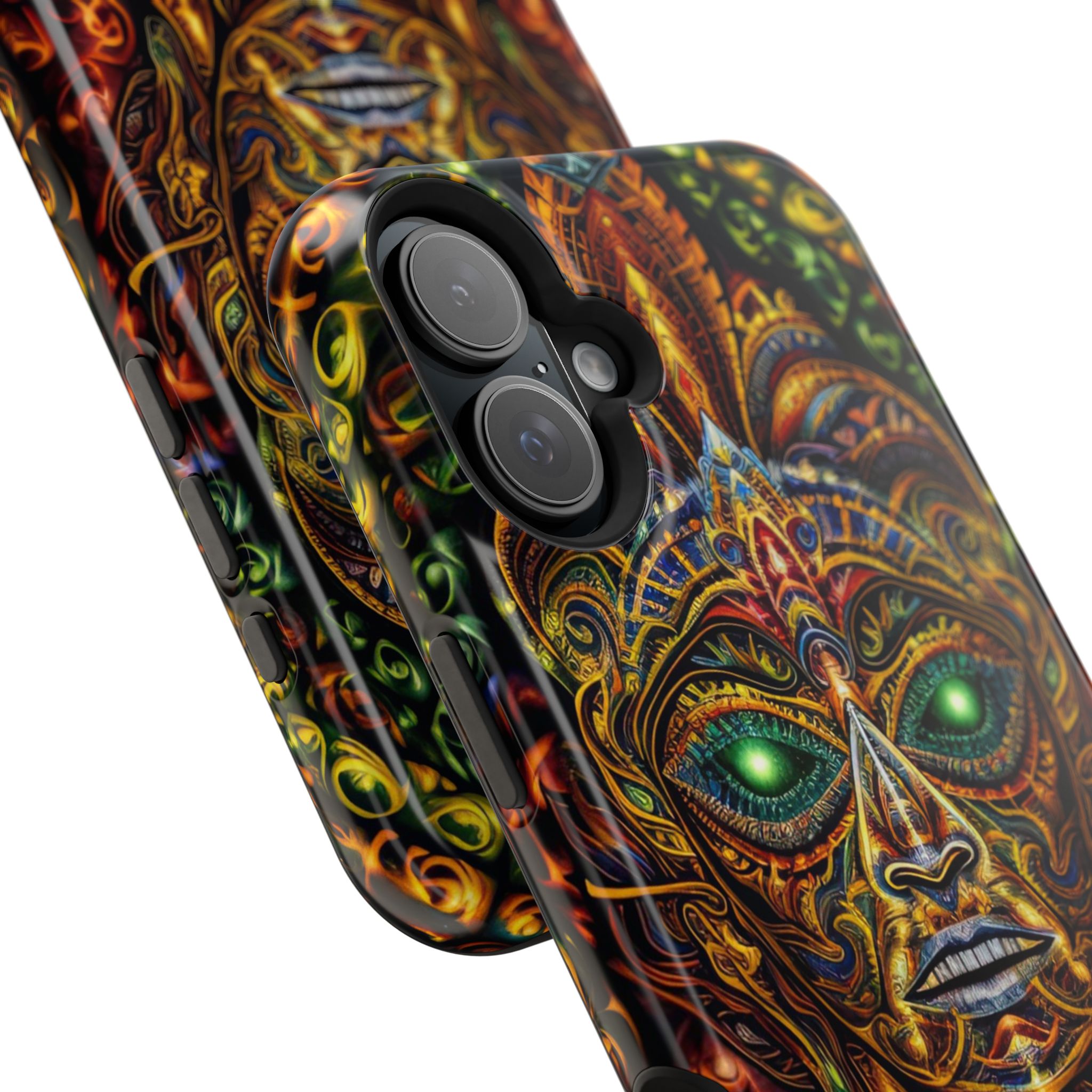 Psychedelic Magnetic Tough Case - Vibrant Smartphone Protection - Image 111