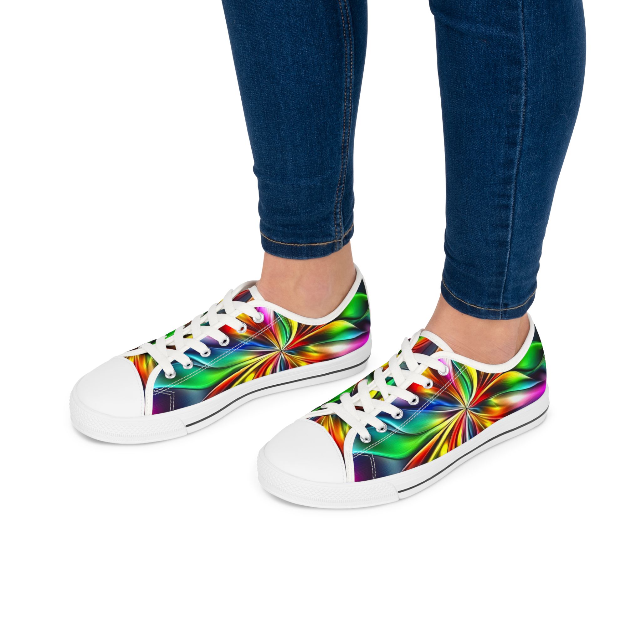 Colorful Women's Low Top Sneakers for Everyday Style - Image 8