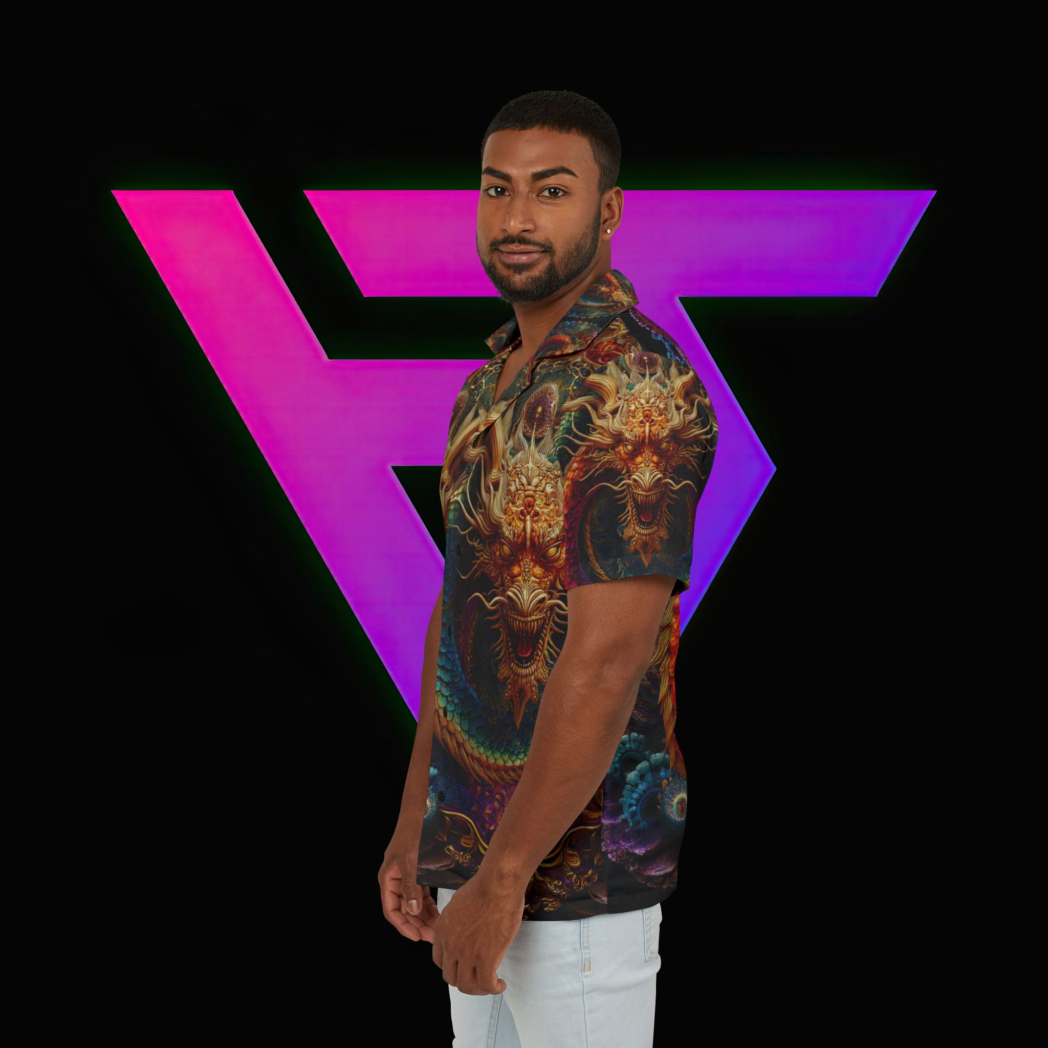 Men's Hawaiian H.M.F. Shirt - Image 5