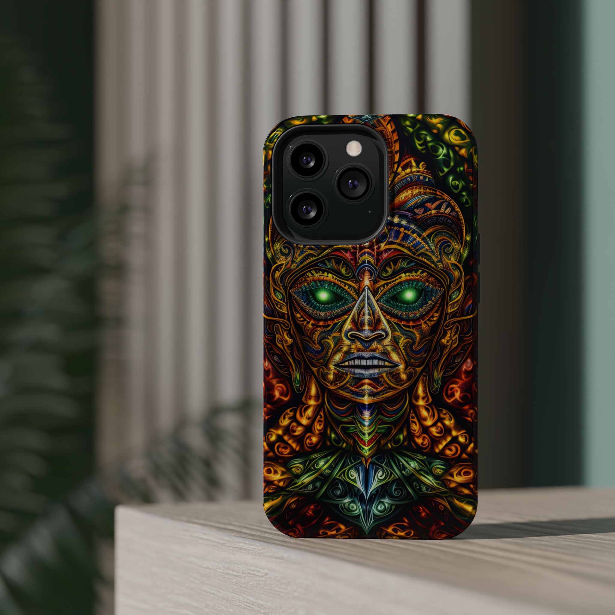 Psychedelic Magnetic Tough Case - Vibrant Smartphone Protection - Image 56