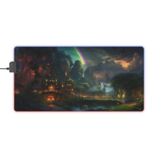 Home away from home LED Gaming Mouse Pad House of Trippers