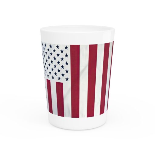 American Peace Flag Shot Glass