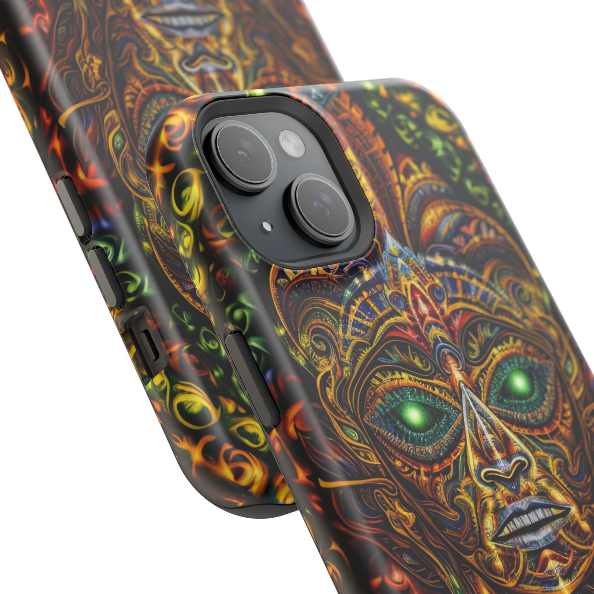 Psychedelic Magnetic Tough Case - Vibrant Smartphone Protection - Image 90