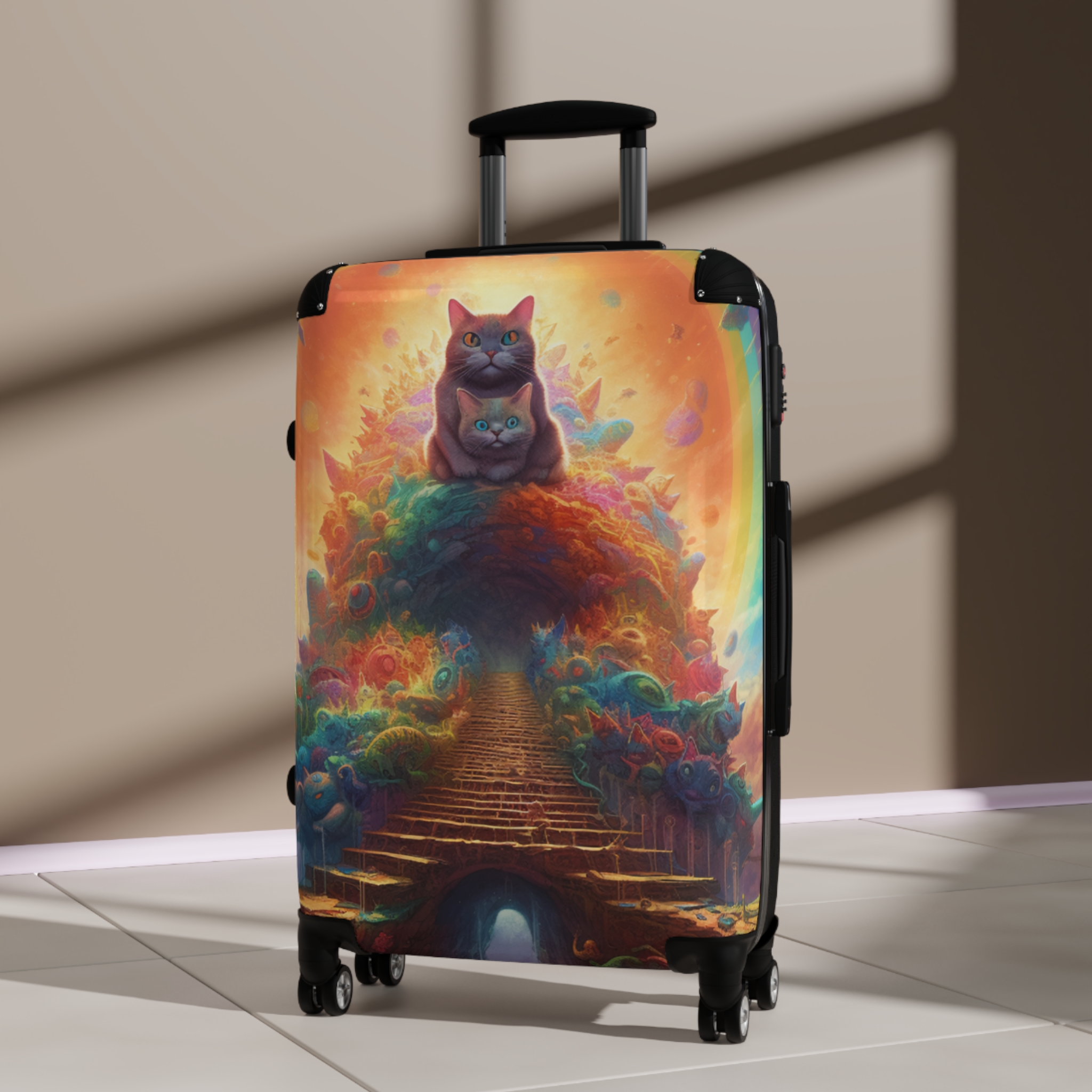 Cute Kitty Kingdom Suitcases ( Hey Cutie) (Never lose your luggage again) - Image 13