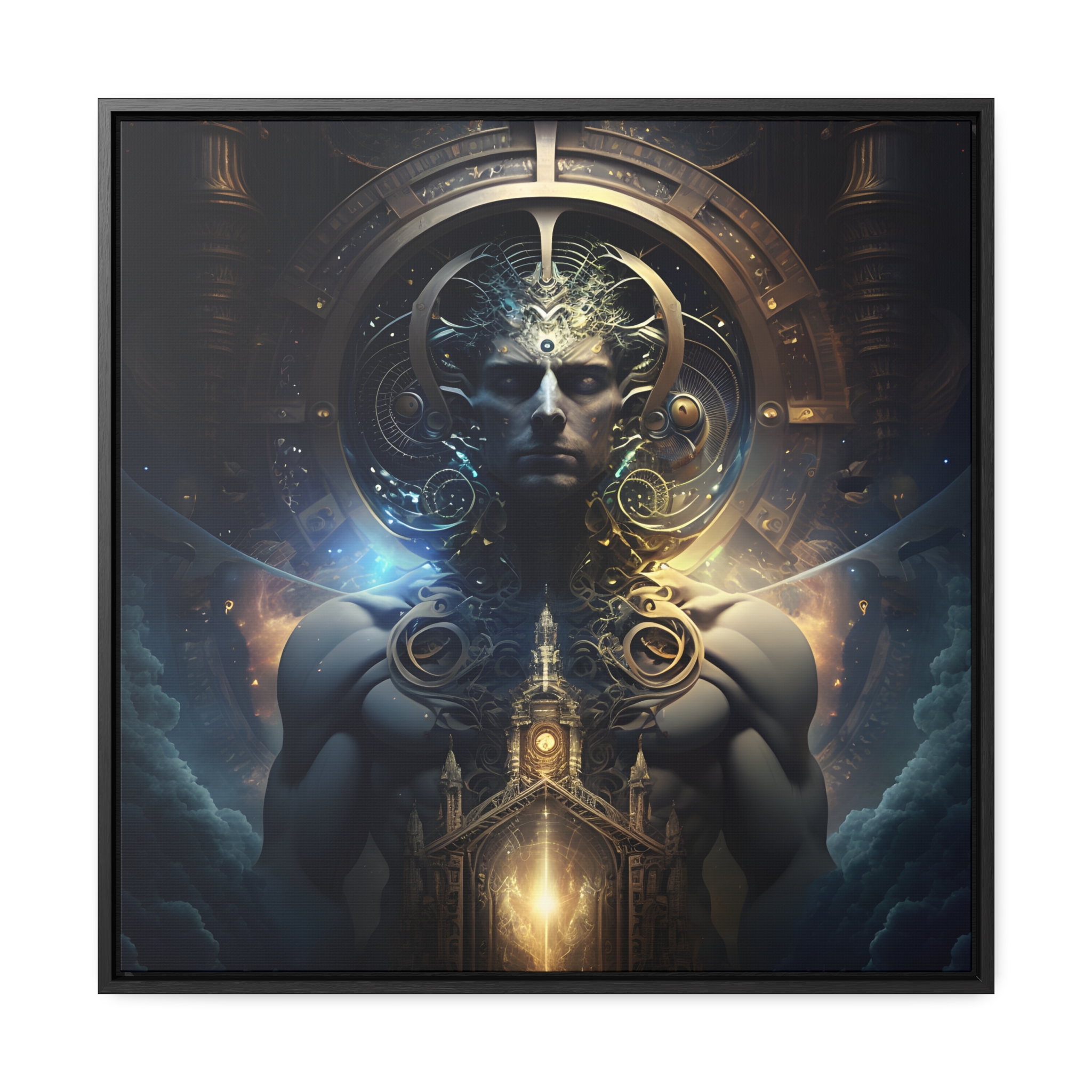 Eternal Trippers Collection Gallery Canvas Wraps, Square Frame (Viction) - Image 6