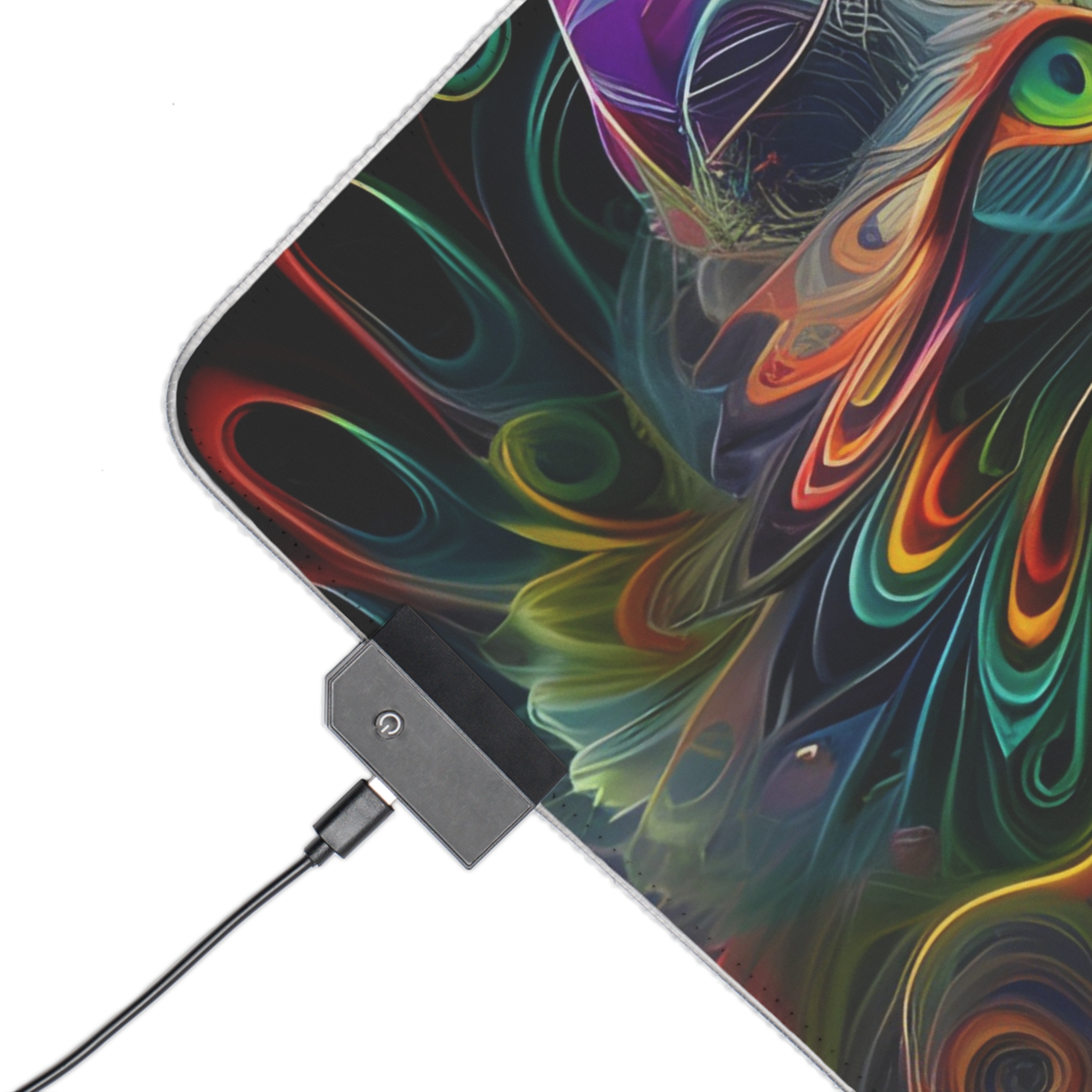 House of Trippers Playful Kitty LED Gaming Mouse Pad (Kitty wanna play) - Image 24