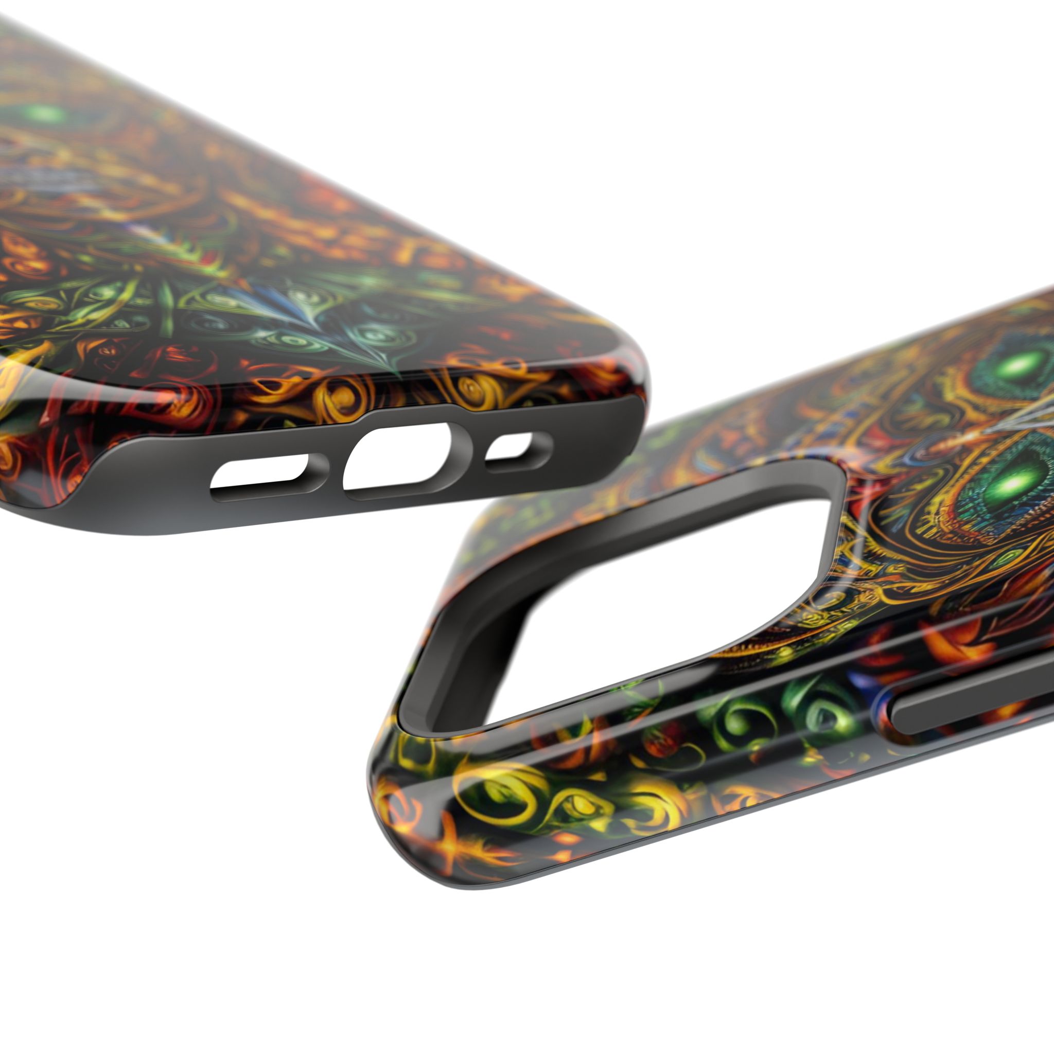 Psychedelic Magnetic Tough Case - Vibrant Smartphone Protection - Image 79