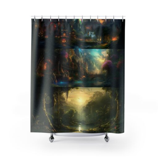 Journeys end Shower Curtains