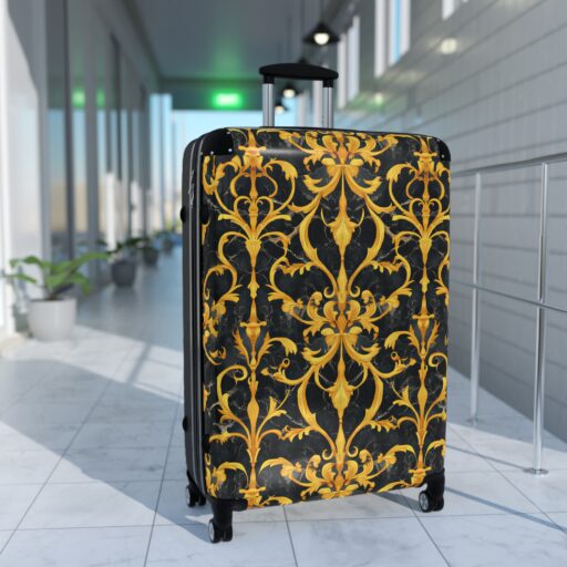 Ornate Design Suitcase - Stylish Travel Luggage for Adventurers