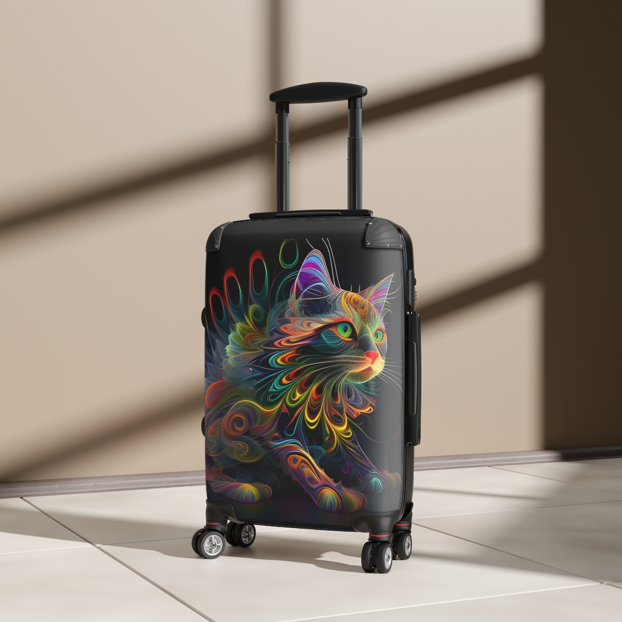 Trippy Kitty Suitcase - Image 4