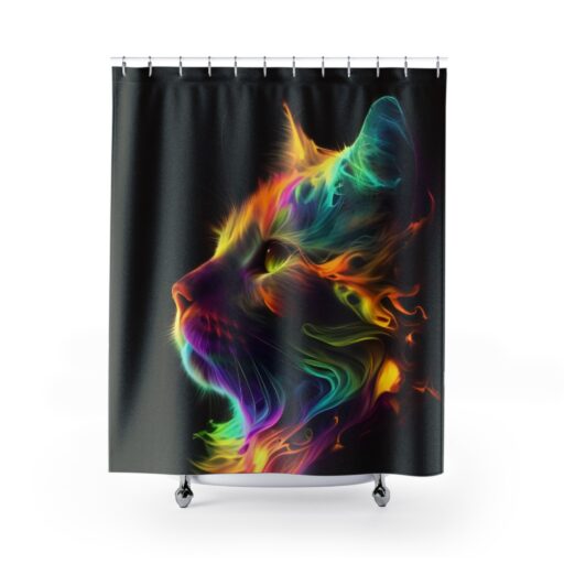 House of Trippers Guardian of the Rainbow Shower Curtains (One more step)