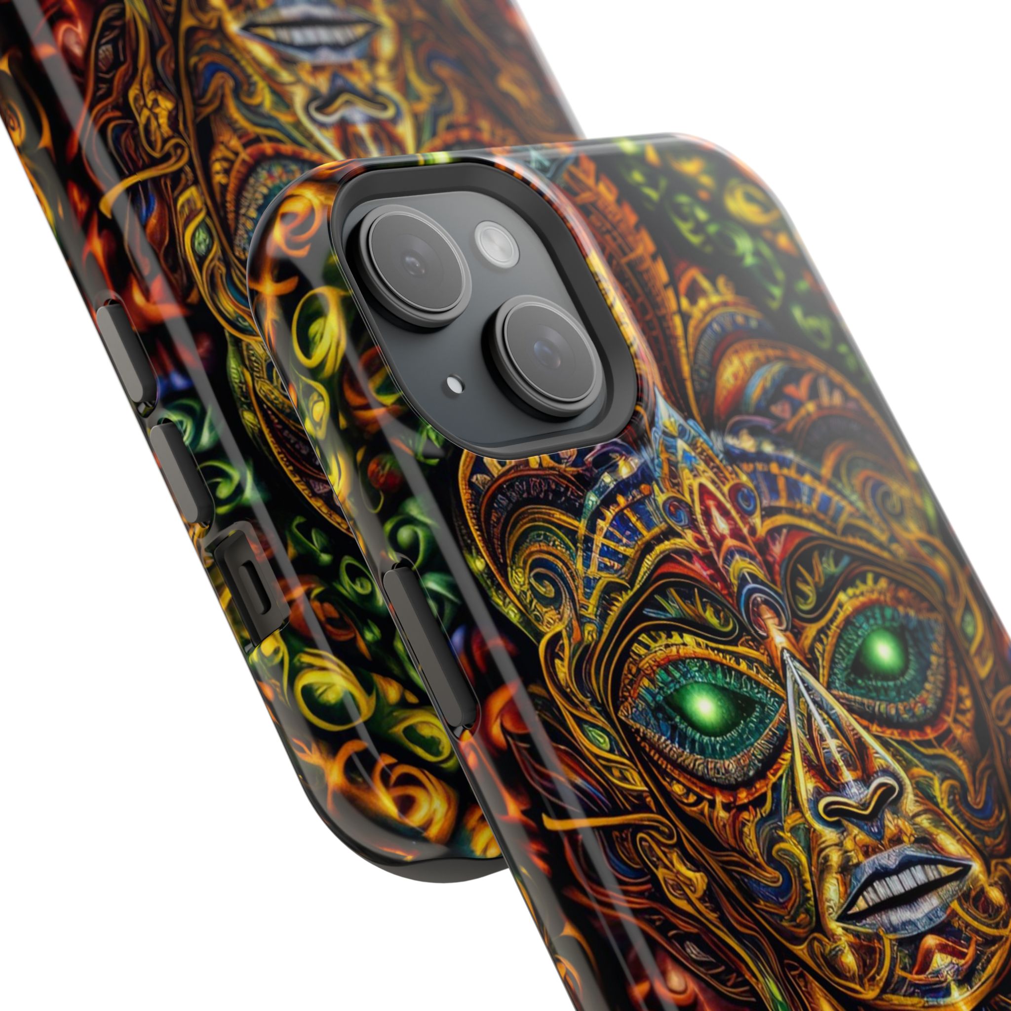Psychedelic Magnetic Tough Case - Vibrant Smartphone Protection - Image 86