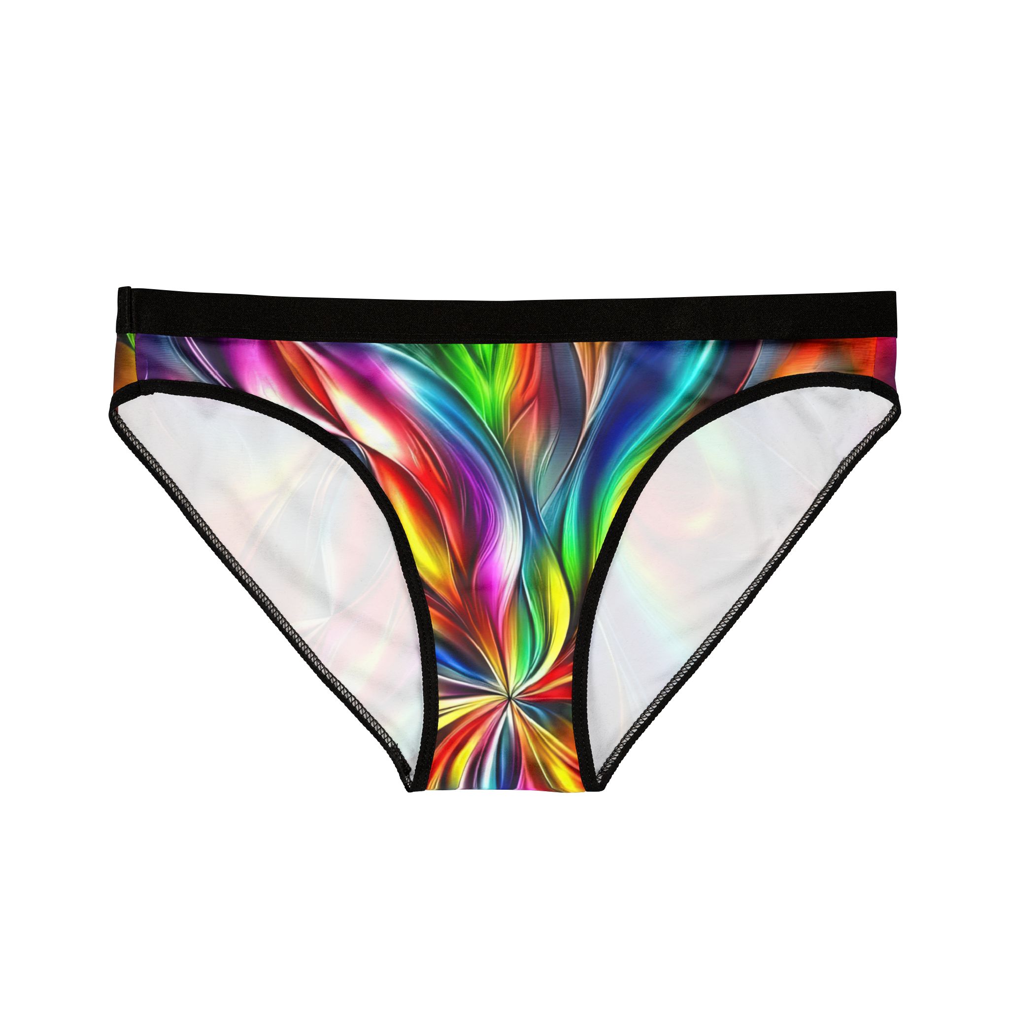 Vibrant Rainbow Women's Underwear - Colorful Comfort for Everyday Wear - Image 2