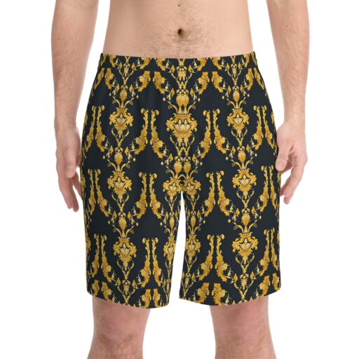 Bold Floral Men's Beach Shorts - Stylish Summer Swimwear