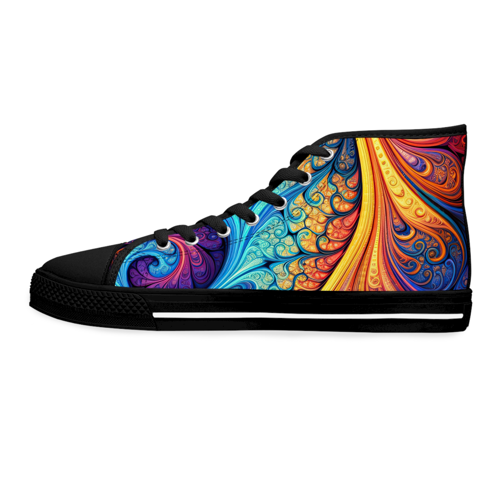 Swirling Women's High Top Sneakers - Image 13