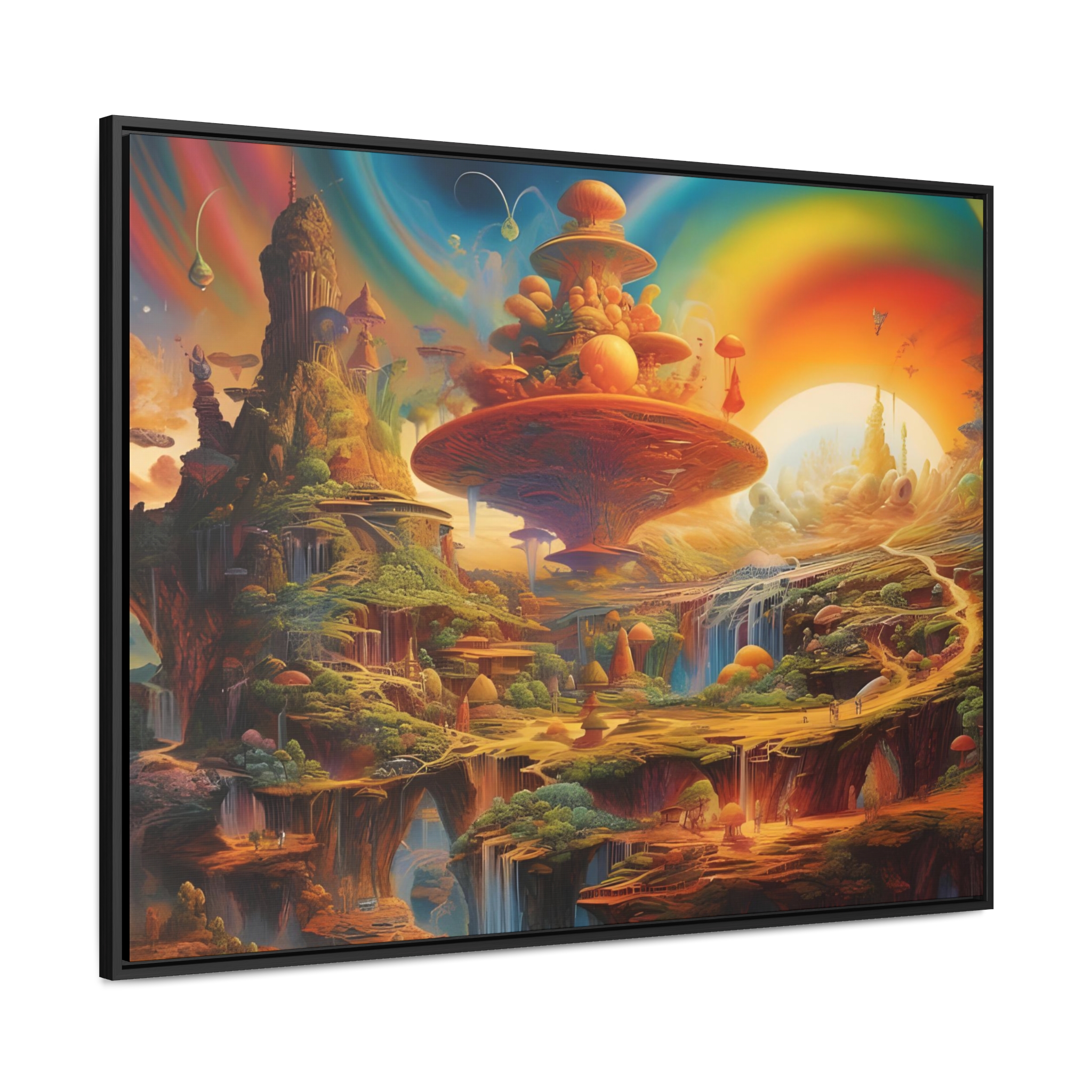 Happy Fun Place Gallery Canvas Wraps, Horizontal Frame House of Trippers - Image 2