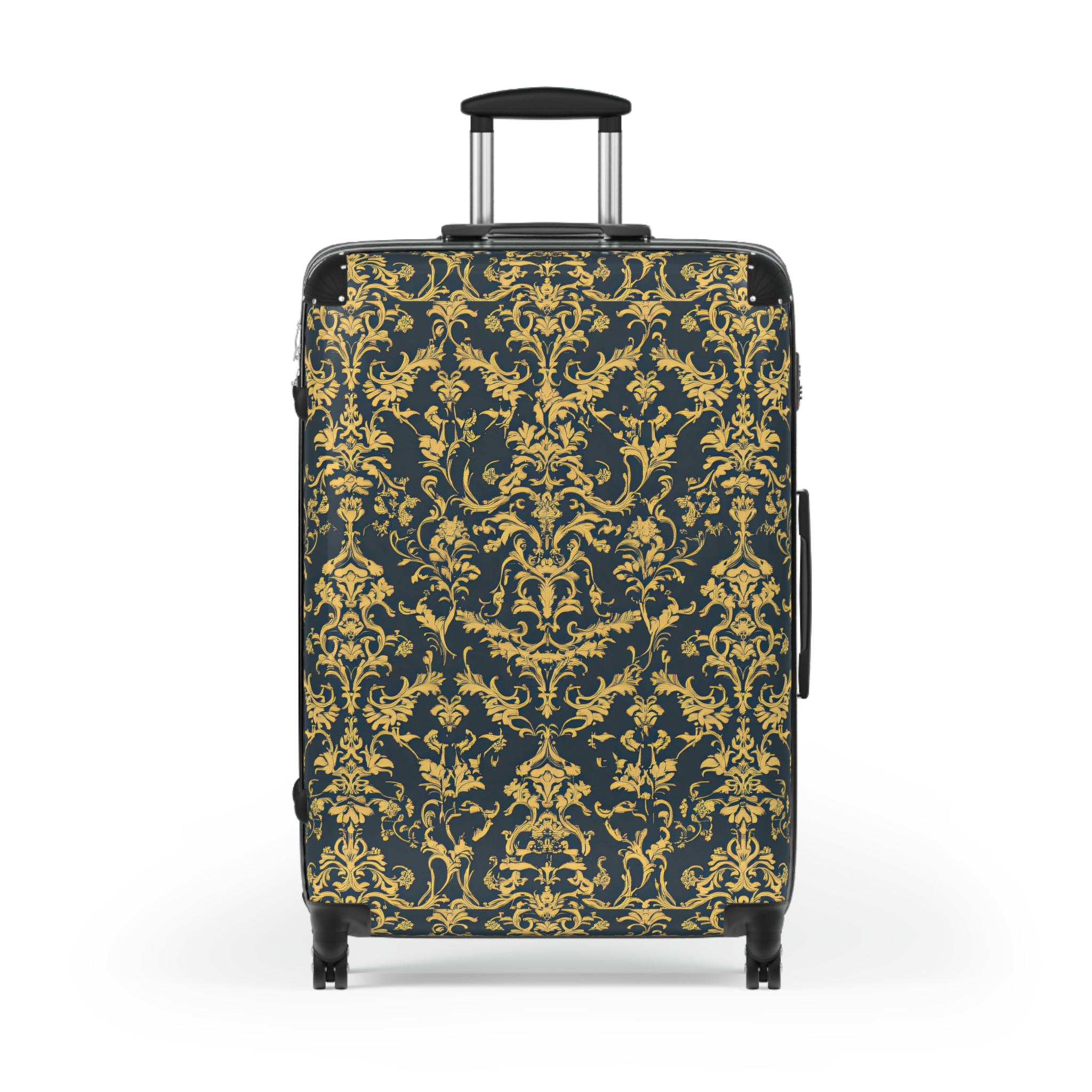 Elegant Vintage Floral Suitcase - Stylish Travel Luggage for Adventurers - Image 2